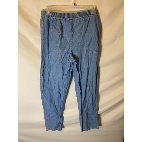 Classic Elements Womens Size 16 Pull On Elastic Waist jeans Pants XL - Picture 1 of 2